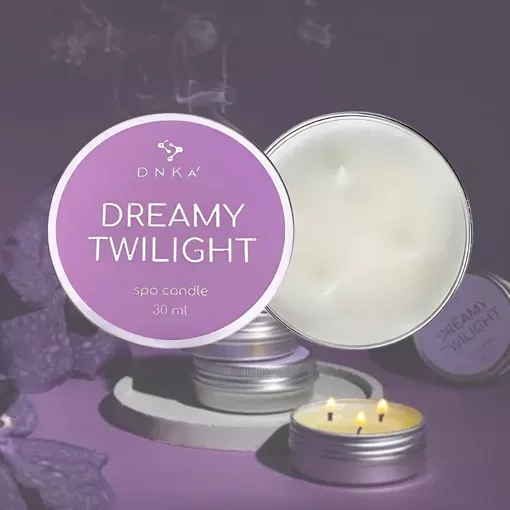 DNKa Spa Candle Спа-свічка 30мл Dreamy Twinlight (свіжі польові ромашки  з квітковими нотами)
